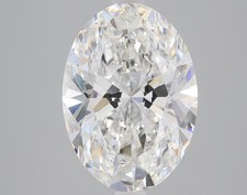 3.3ct Oval Lab Grown Loose Diamond GIA Certified G/VS2 + Free Ring (2447997220) 1583.68 per carat