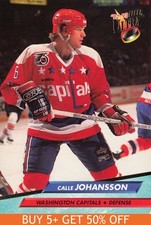 1992-93 Ultra #234 Calle Johansson Washington Capitals Hockey