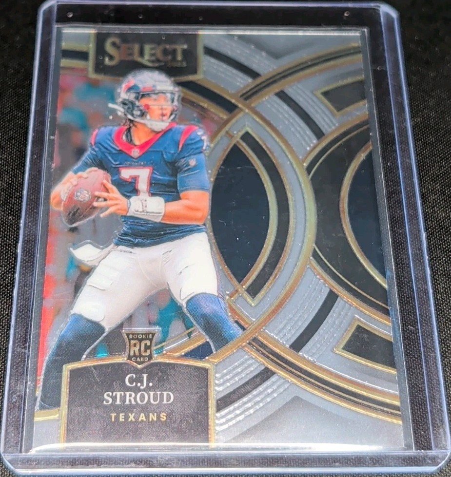 2023 Panini Select C.J. Stroud Rookie RC Premier Level Silver Prizm Texans #183