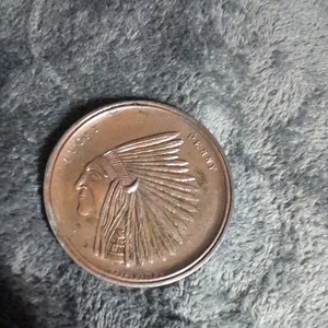 VTG 1939 Golden Gate International Exposition 58mm 2 3/4" Lucky Penny Souvenir 