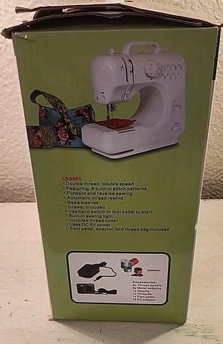 Lil Sew & Sew Michley Sewing Machine w/ Bonus 100 Pc Sewing Kit & Elec Scissors - Picture 19 of 20