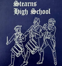 1976 Stearns High School Yearbook Millinocket Maine Spirit of 76 Vintage F22