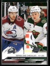 2023-24 Upper Deck #200 Nathan MacKinnon / Kirill Kaprizov CL