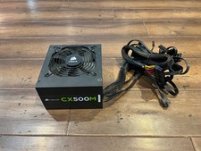 Corsair CX500M PC Power Supply  Stock Cables excellent condition 