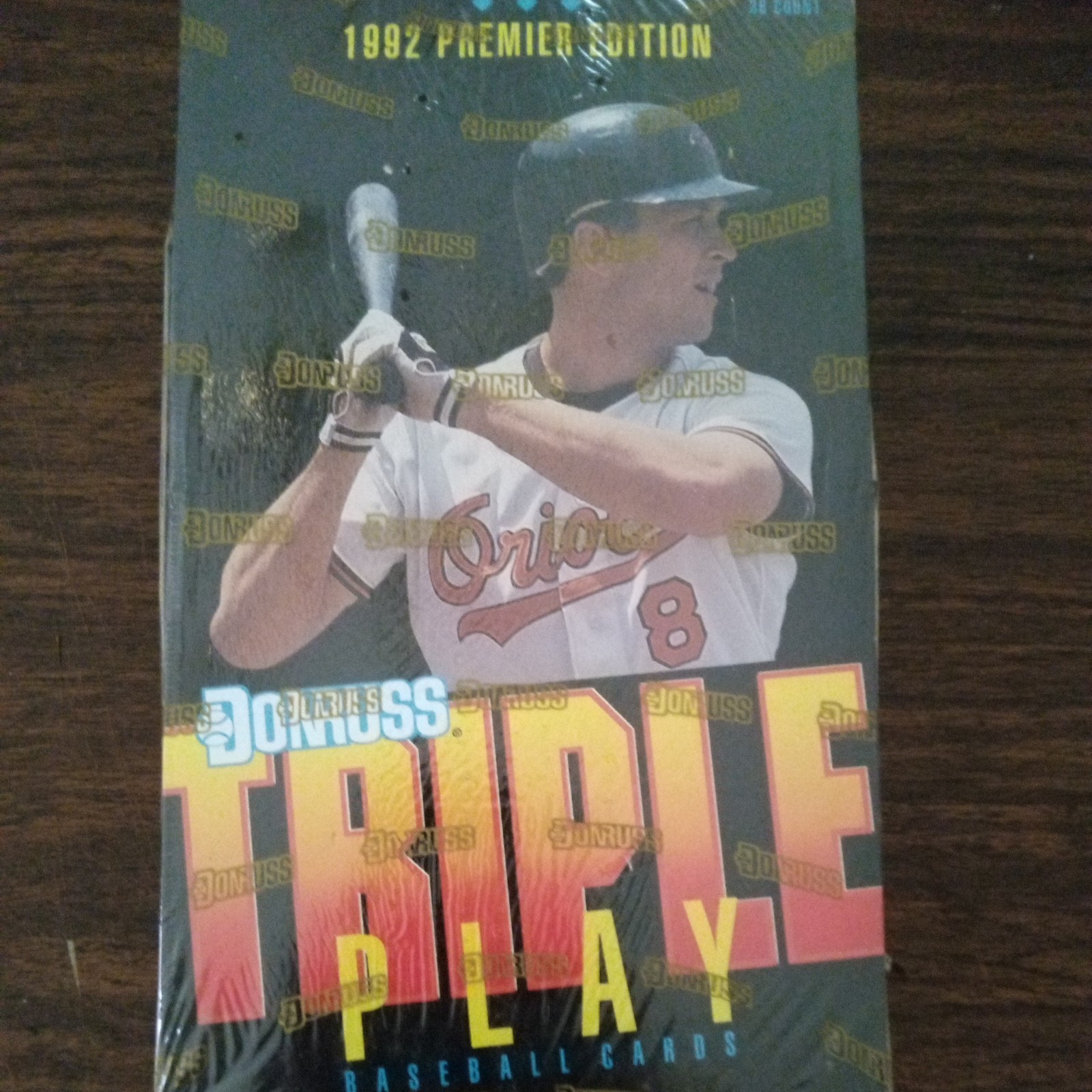 1992 Donruss Triple Play Baseball Card Premiere Edition 36 Ct Cal Ripken Box