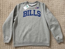 Nike Buffalo Bills NFL Grey Crewneck Sweatshirt Size XL