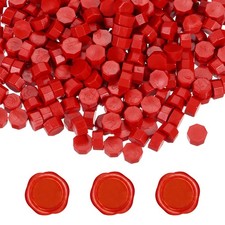 Wax Seal Beads, 600 Pcs Wax Sealing Beads for Sealing Letters, Bright Red