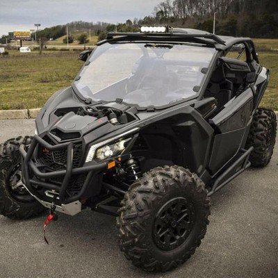 UTV Front Full Windshield Tough PC For Can-Am Maverick X3 XRS Turbo 2017-2026