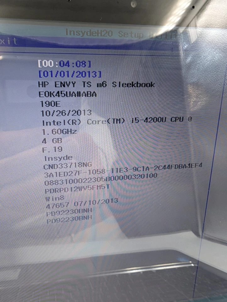 HP Envy TS M6-k025dx Sleekbook 15.6" i5-4200U 1.60GHz 4gb RAM | FOR PARTS - Image 2 of 4