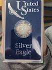 2002 American Silver Eagle 1 Oz 999 Fine. Natural Blue Toned Super Toner — photo 4