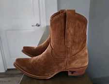 Lane Women's Lexington Bootie, Toffee Suede, Size 7.5 - E/C - No Box