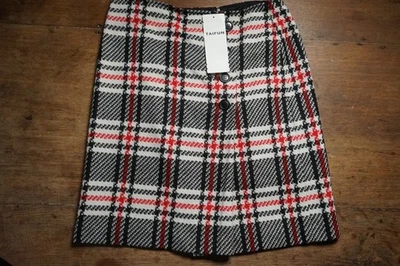 Taifun Rock Karomuster rot schwarz neu 38 S Rouge Noir Frau Unisex - Bild 1 von 4
