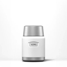 Image of Thermos Stainless Steel Vacuum Insulated Food Flask With Folding Spoon 470ML New