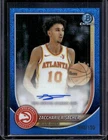 2025 Bowman Mega Box Basketball Blue Mojo Refractor Zaccharie Risacher #BCA-ZR