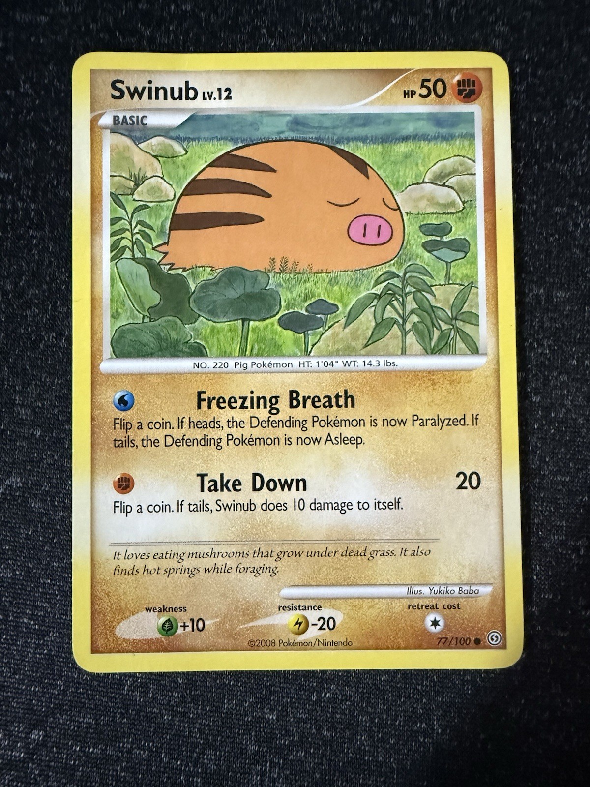 Swinub 77/100- Stormfront- Regular Common- LP