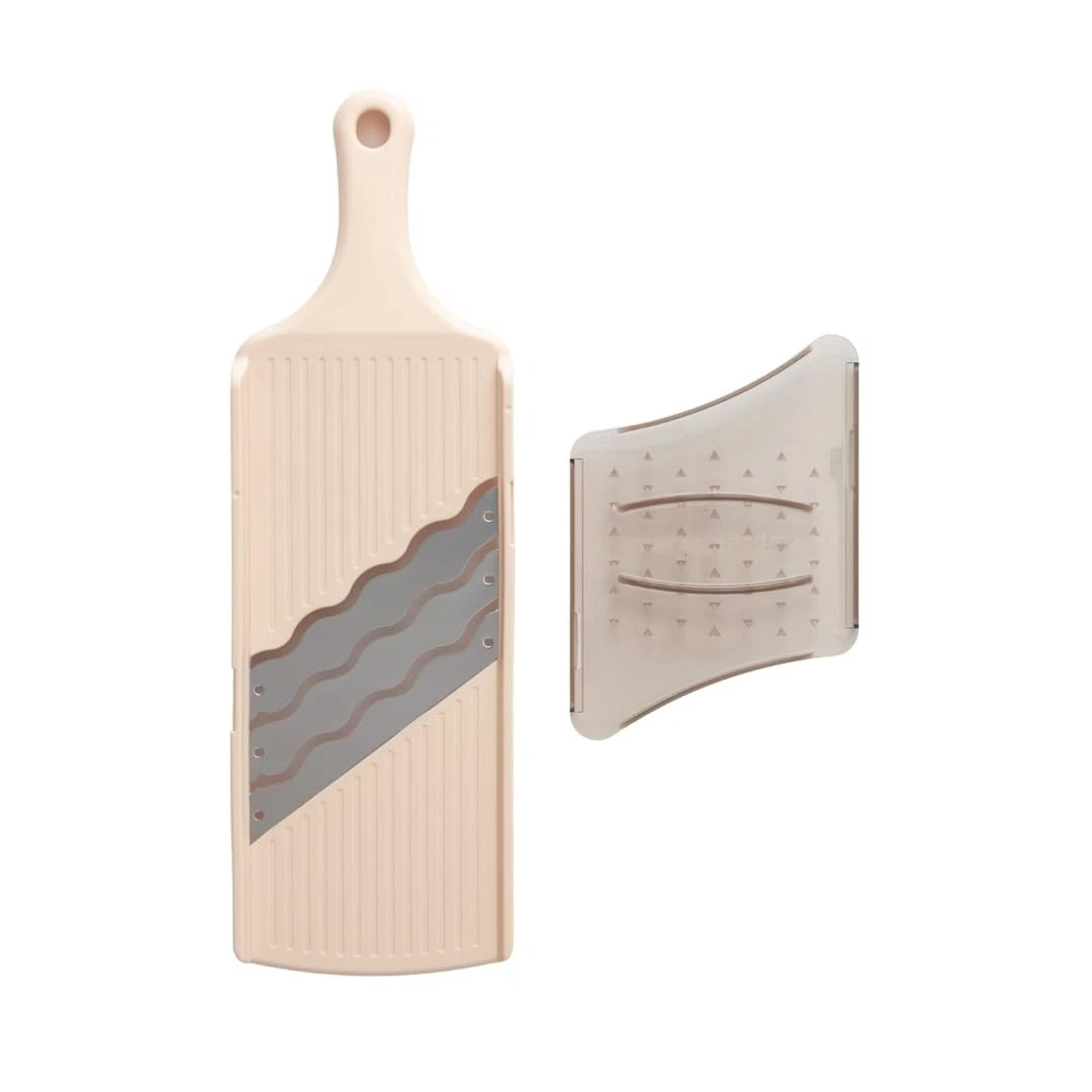 Arnest Japanese Cabbage Slicer Mandoline, 3-Blade Triple Wave Ultra-Thin Shre...