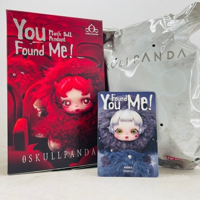 POP MART x Skullpanda You Found Me Series Plush Doll Pendant