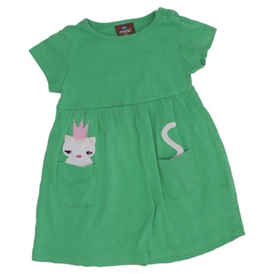 Me&i, Kleid, Größe: 86/92, Grün, Baumwolle, Print, Mädchen #RvJ