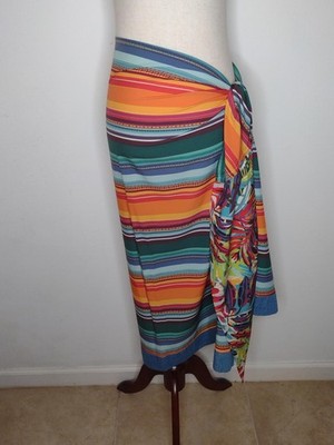 NWOT Phax Swim Women's Multicolor Sarong