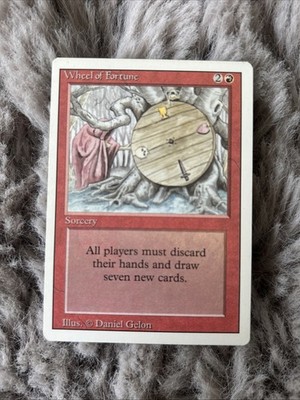 Magic The Gathering MtG: Wheel of Fortune Englisch Revised Excellent Condition