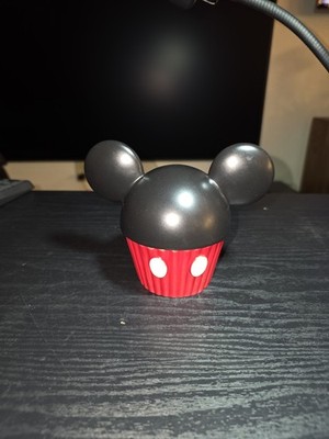 Hallmark Disney Mickey Mouse Musical Cupcake Ceramic Trinket Box