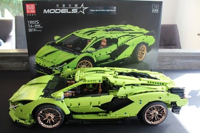 Mould King 13057, Lamborghini, RC-Version, gebraucht, vollständig mit OVP und BA