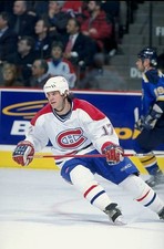 Benoit Brunet Montreal Canadiens at the game v the St Louis Blues - Old Photo