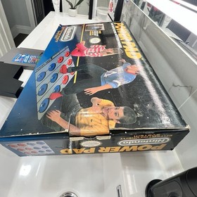 Nintendo NES Power Pad Video Game In Box With Game Great Condition