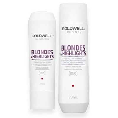 Goldwell Blondes & Highlights Set - Shampoo 250ml + Conditioner 200ml (83,11 /1l