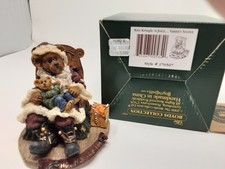 Boyds Bears Kris Kringle W/ Joey Figurine Christmas Santa Musical Box 270507