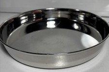Sartén redonda para pasteles vintage Royal Prestige de acero inoxidable de 9"