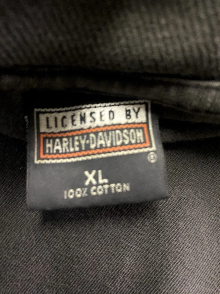 1996 VTG Harley Davidson Long Sleeve Black Shirt Size XL 100% Cotton - Image 4 of 4