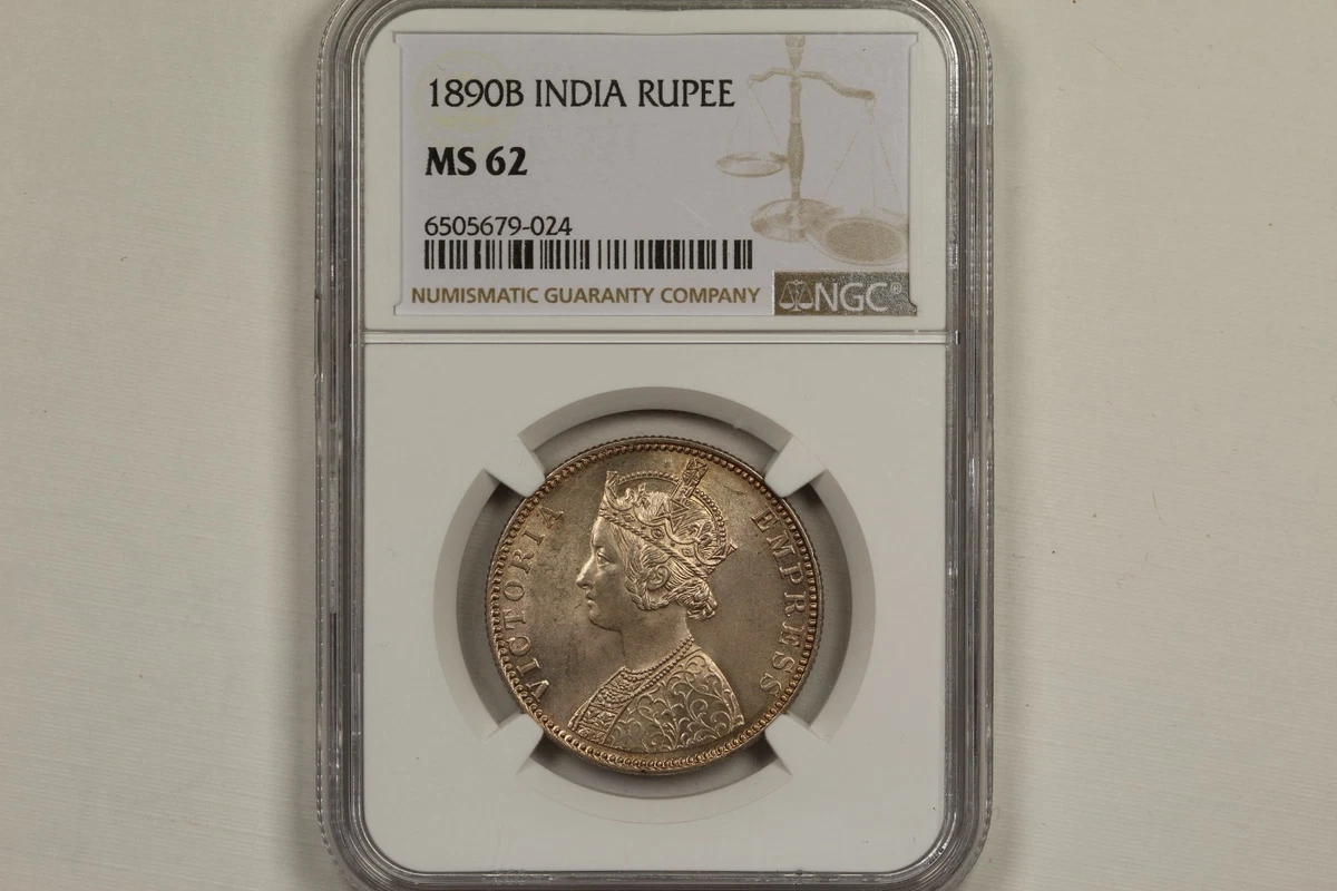 1840 東インド会社　1ルピー　 NGC MS62 1840 東インド会社 1ルピー NGC MS62 MS 62 Graded British Indian