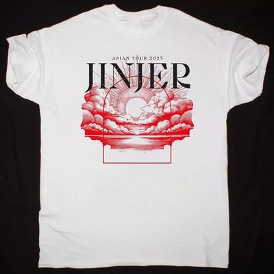 JINJER Tour 2025 White Color Full Size S-5XL Gift For Fan RS388