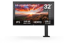 LG 32UN880K-B Ergo Monitor 315 Zoll UHD 4K IPS USB-C höhenverstellbar