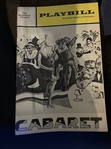 August 1969 - Broadway Theatre Playbill - Cabaret - Melissa Hart