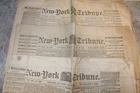 3 ORIGINAL CIVIL WAR NEWSPAPERS NEW YORK TRIBUNE 1862-1863 #4