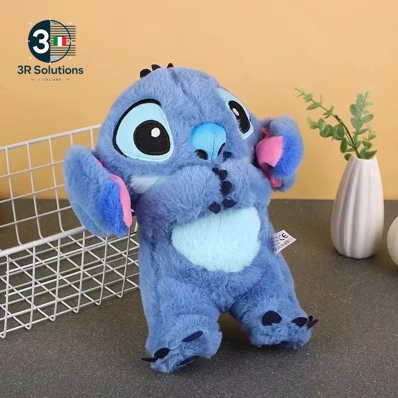 Kawaii Stitch Pupazzo respira Di Peluche Compagno Di Sonno per Bambini Suono Ril - Image 4 of 4