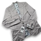 Twisted Tailor Buscot Suit Jacket Mens Mink Grey Peak Lapel Skull Lining NWT