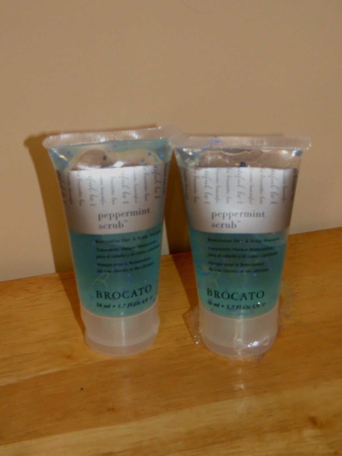2 BROCATO PEPPERMINT SCRUB RESTORATIVE HAIR & SCALP MASQUE 1.7oz eBay