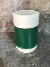 Thermos 10 oz Food Jar Quart Soup Narrow Neck Green White CLEAN