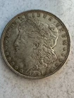 1921-D Morgan Silver Dollar VAM-1N2 Unicorn Die Break; AU Condition. Top 40 VAM