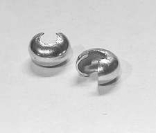 LOT OF 2: NEW 6 NICKEL PLATED BRASS PULL CHAIN BALL STOPS fan/lamp part