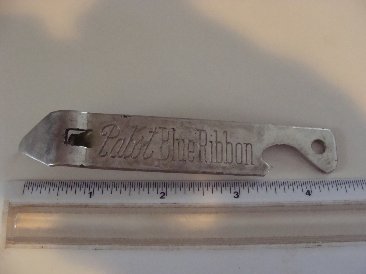 Vintage PBR Pabst Blue Ribbon Beer Bottle Can Opener 1935 Patent