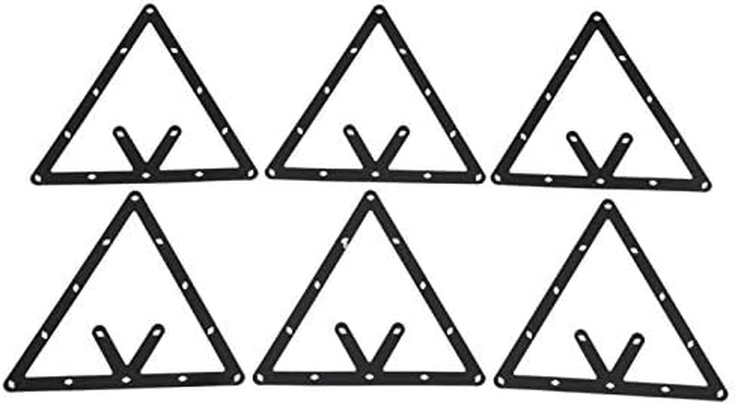 Zyyini Magic Ball Rack, Pool Rack for Positioning Billiard Table 6 Pcs