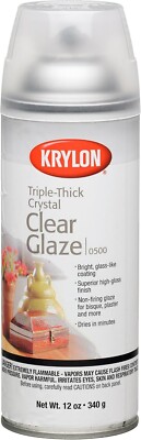11 oz Krylon I00500A00 Crystal Clear Artist Sprays & Clear Coating Triple Thick