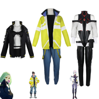 Cyberpunk 2077 Edgerunners David Lucy Rebecca Cosplay Game Style Costume Outfit