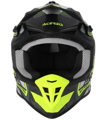 Casco Acerbis Serel 2206 - Modulare, Omologato ECE/ONU 22-06, Nero/Giallo Fluo - Foto 7