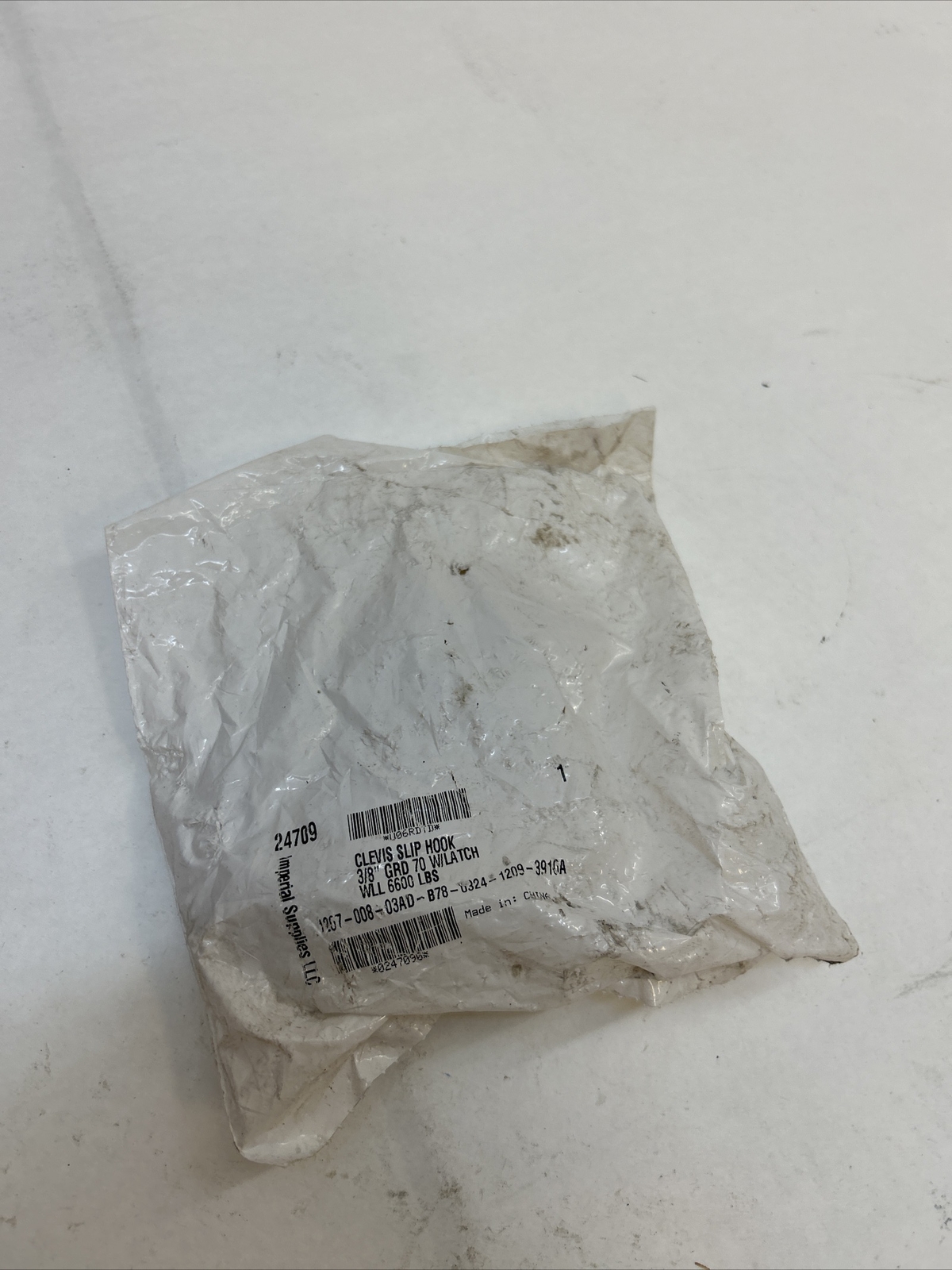 Imperial Supplies Clevis Slip Hook Alloy Steel 70 6600 Lb 3/8