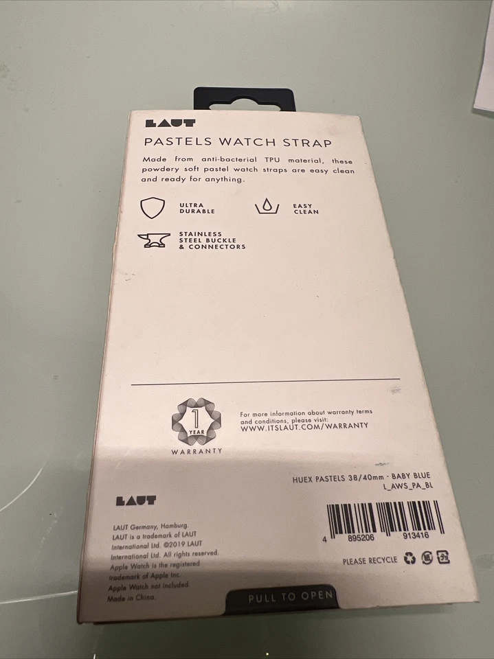 LAUT - Active Band for Apple Watch 38mm, 40mm and Series 7, 41mm - Baby Blue - Image 2 of 3